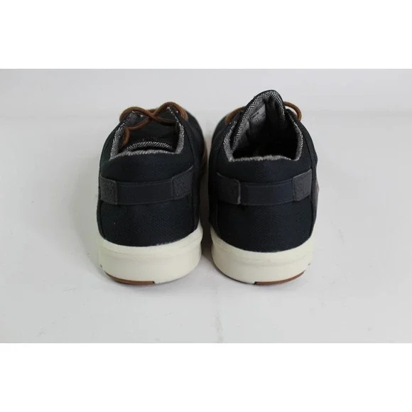 ETNIES SKATE SHOES MEN'S SCOUT NAVY BLUE BROWN WHITE SIZE 10 EUC - Picture 2 of 7